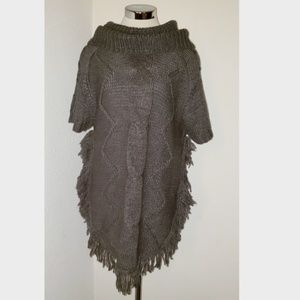 BCBGMaxAzria Fringe Sweater Dress